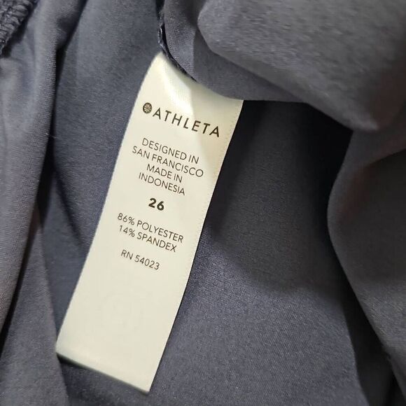 Athleta Womens Size 26 Brooklyn Jogger Blue Athleisure Yoga Lounge Everyday - Picture 3 of 10